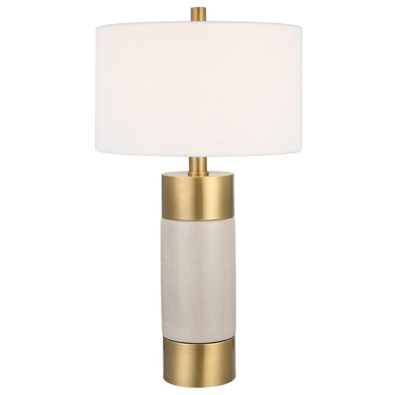 Uttermost - Adelia Ivory & Brass Table Lamp - 30124-1
