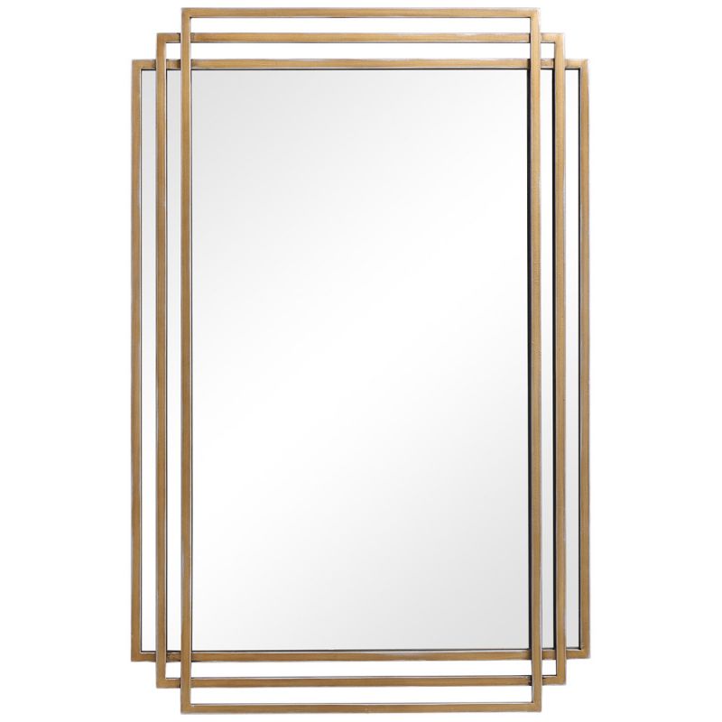Uttermost - Amherst Brushed Gold Mirror - 09688