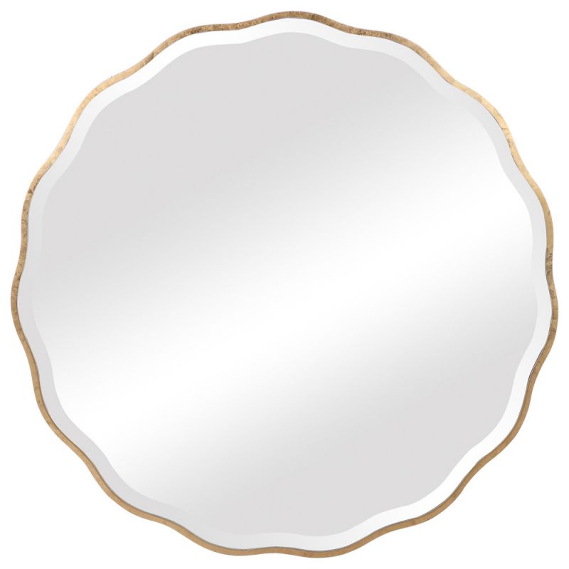 Uttermost - Aneta Gold Round Mirror - 09611