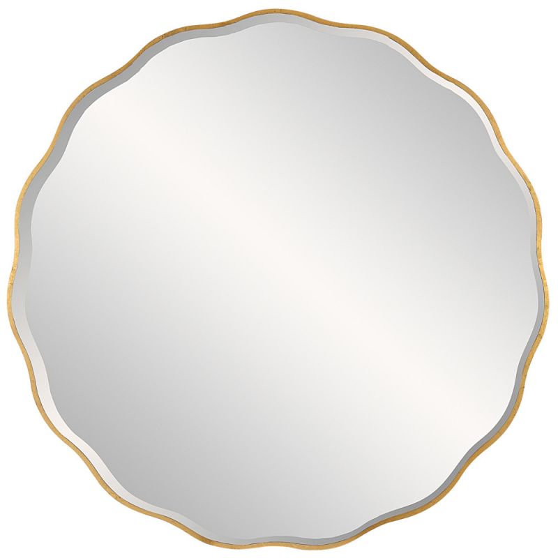 Uttermost - Aneta Large Gold Round Mirror - 09943