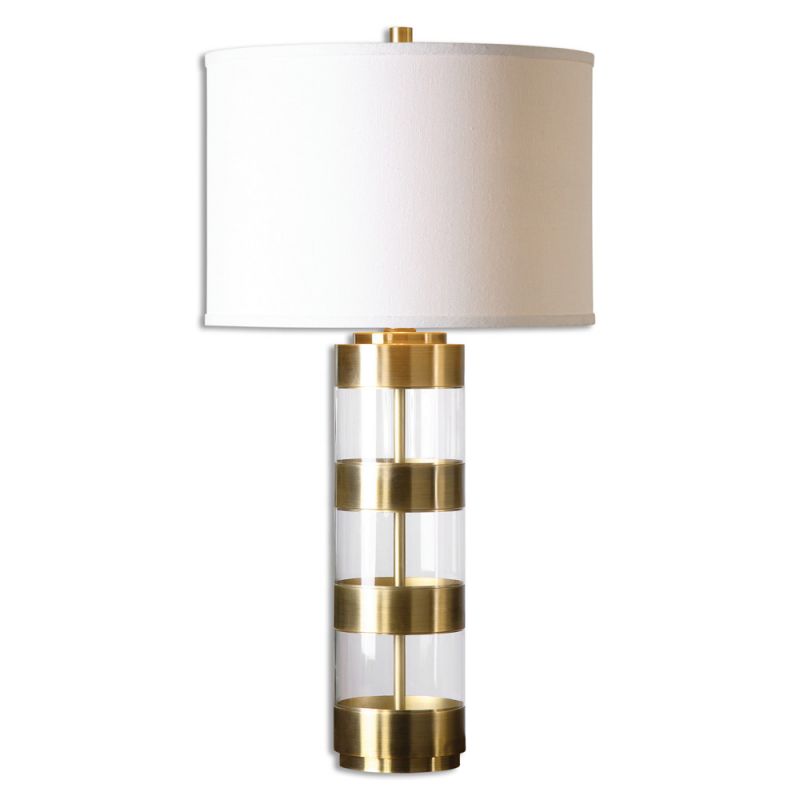 Uttermost - Angora Brushed Brass Table Lamp - 26669-1