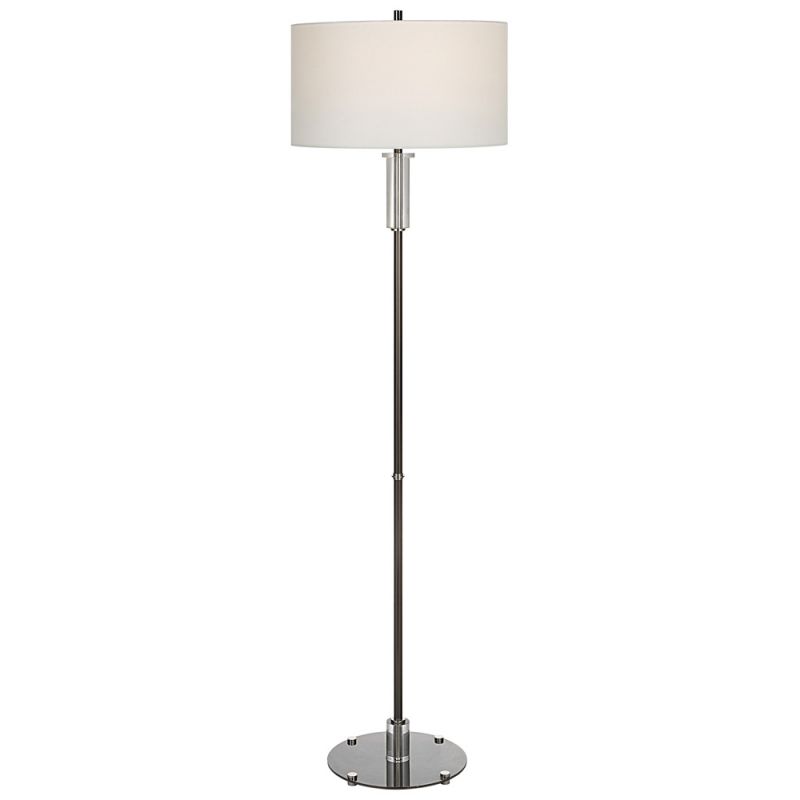 Uttermost - Aurelia Steel Floor Lamp - 29990-1