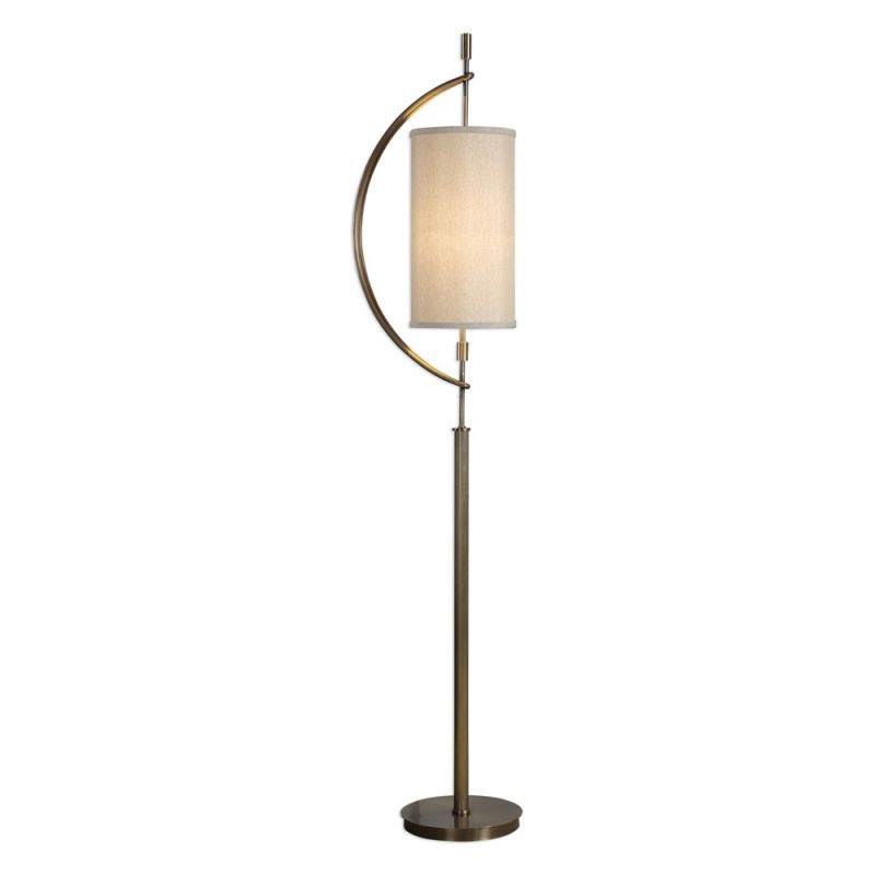 Uttermost - Balaour Antique Brass Floor Lamp - 28151-1