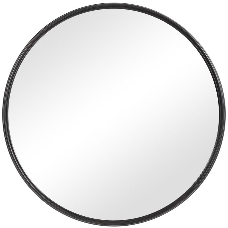 Uttermost - Belham Round Iron Mirror - 09692