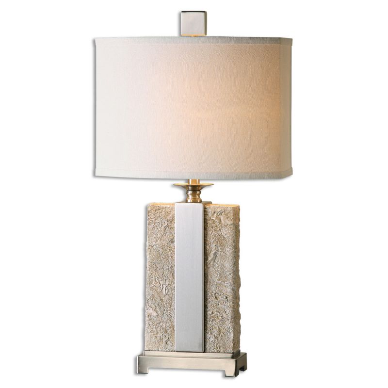 Uttermost - Bonea Stone Ivory Table Lamp - 26508-1