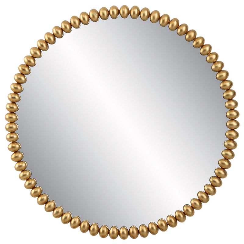 Uttermost - Byzantine Round Gold Mirror - 09793