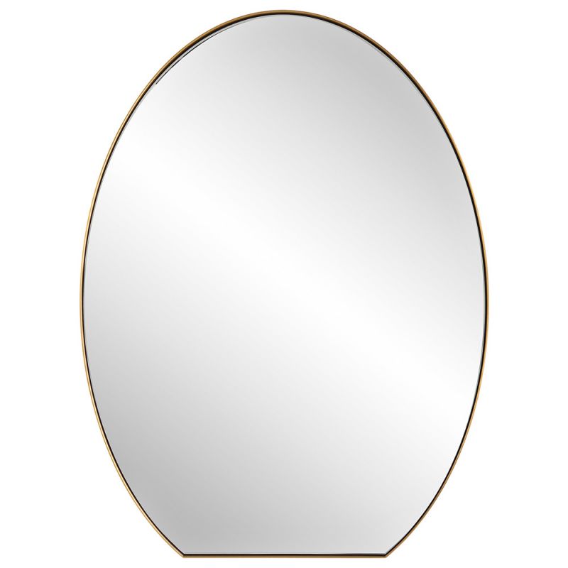 Uttermost - Cabell Brass Oval Mirror - 09924
