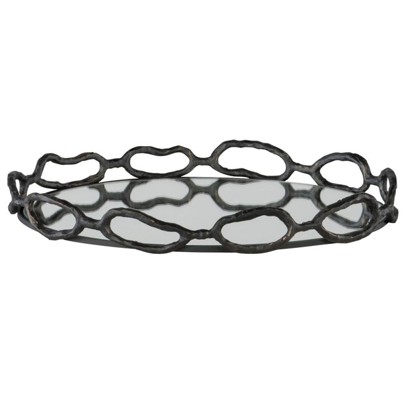 Uttermost - Cable Black Chain Tray - 18000