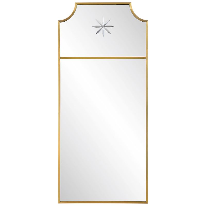 Uttermost - Caddington Tall Brass Mirror - 09748
