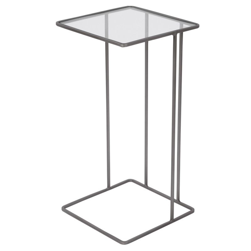 Uttermost - Cadmus Pewter Accent Table - 25122