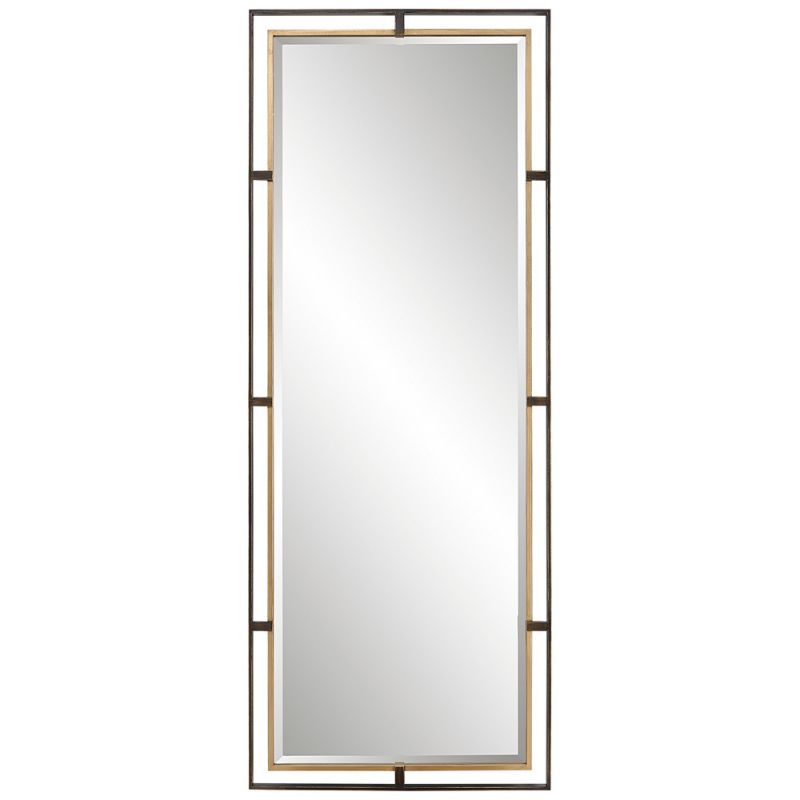 Uttermost - Carrizo Tall Bronze & Gold Mirror - 09776