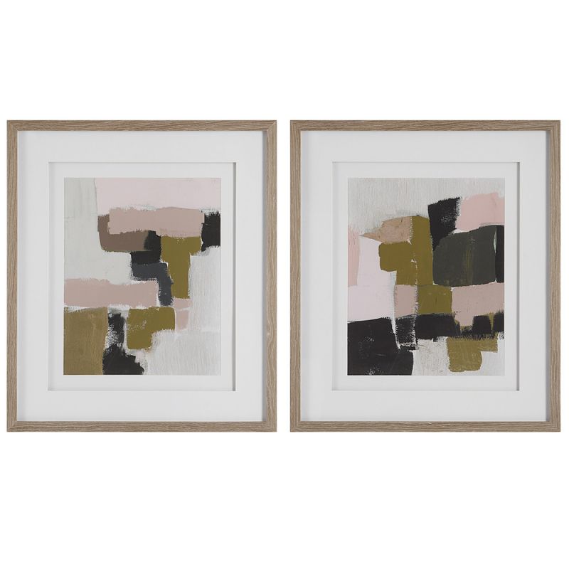 Uttermost - Color Block Framed Prints, Set/2 - 41453