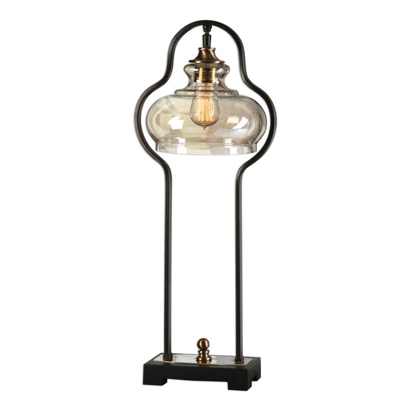 Uttermost - Cotulla Aged Black Desk Lamp - 29259-1
