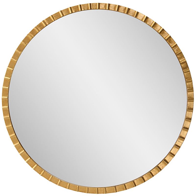 Uttermost - Dandridge Gold Round Mirror - 09781
