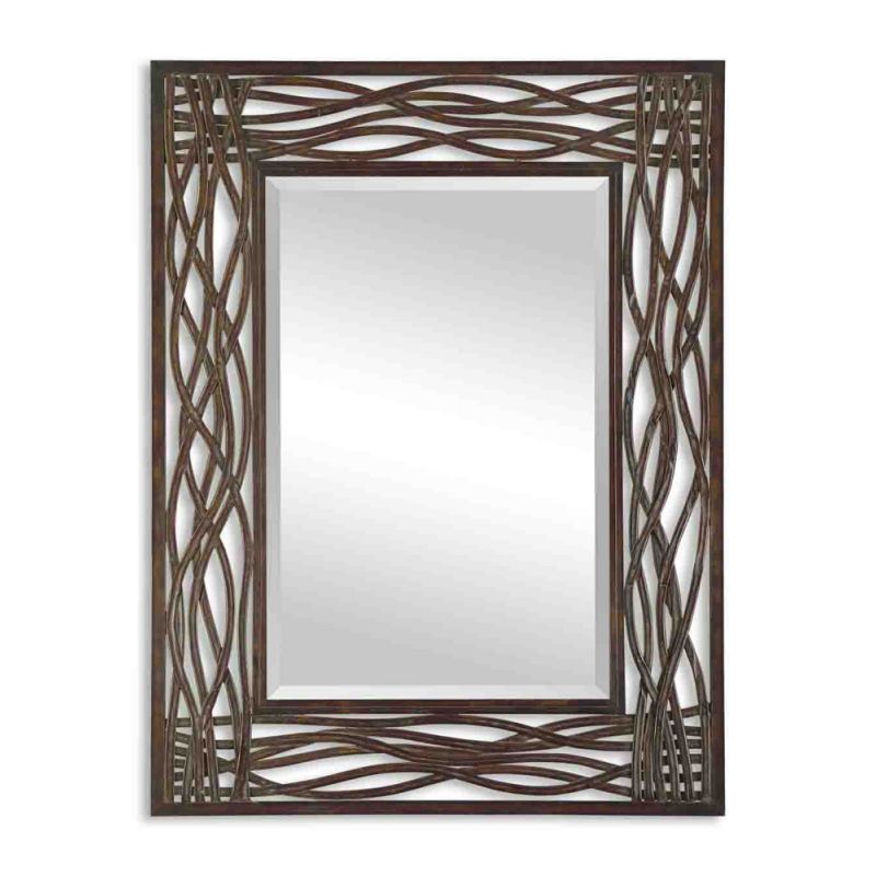 Uttermost - Dorigrass Brown Metal Mirror - 13707