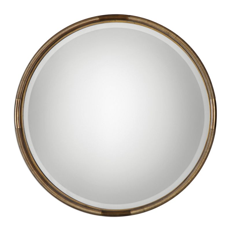 Uttermost - Finnick Iron Coil Round Mirror - 09244