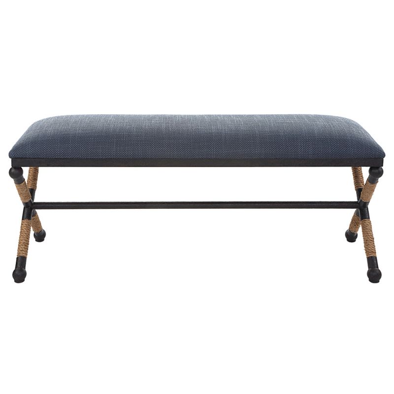 Uttermost - Firth Rustic Navy Bench - 23713
