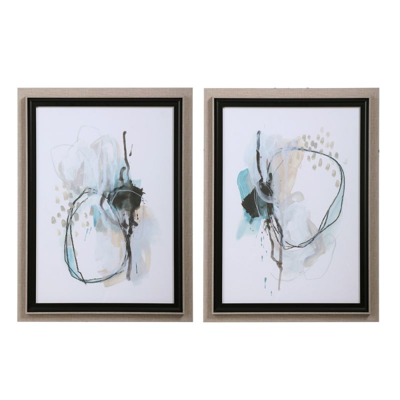 Uttermost - Force Reaction Abstract Prints (Set of 2) - 33718