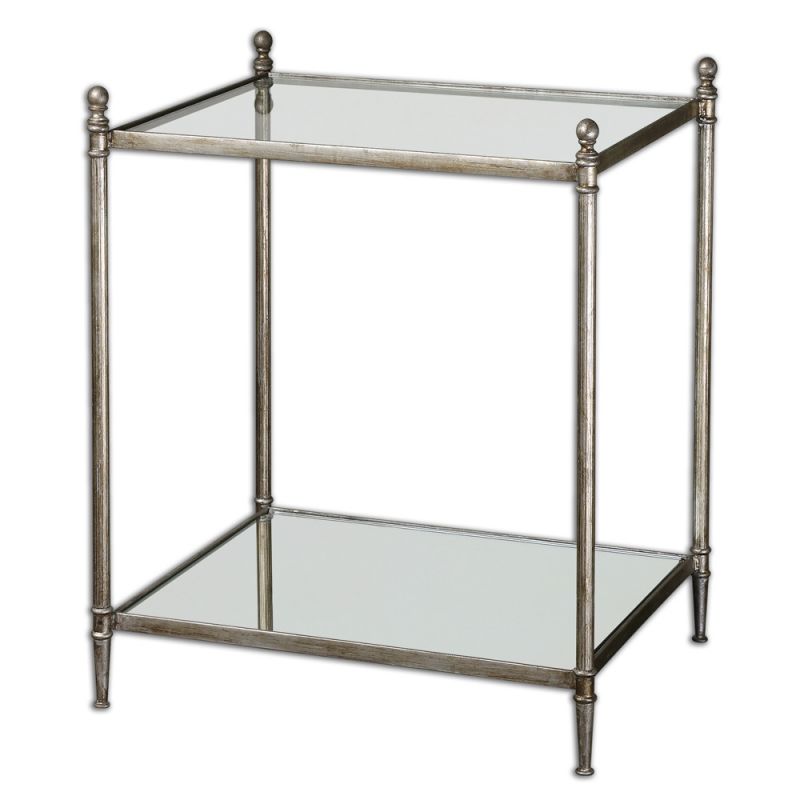Uttermost - Gannon Mirrored Glass End Table - 24282