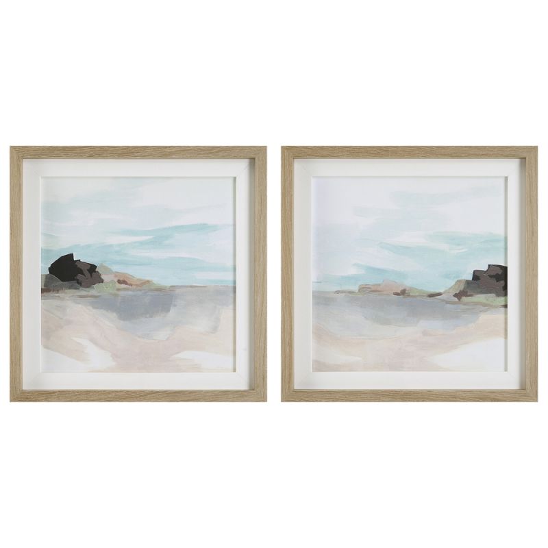 Uttermost - Glacial Coast Framed Prints, Set/2 - 41445