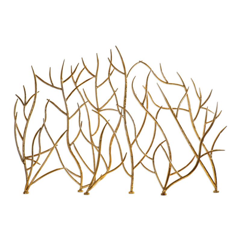 Uttermost - Gold Branches Decorative Fireplace Screen - 18796