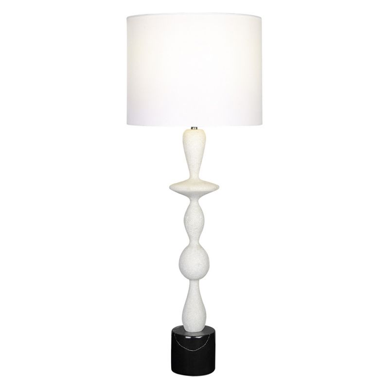 Uttermost - Inverse White Marble Table Lamp - 29796-1
