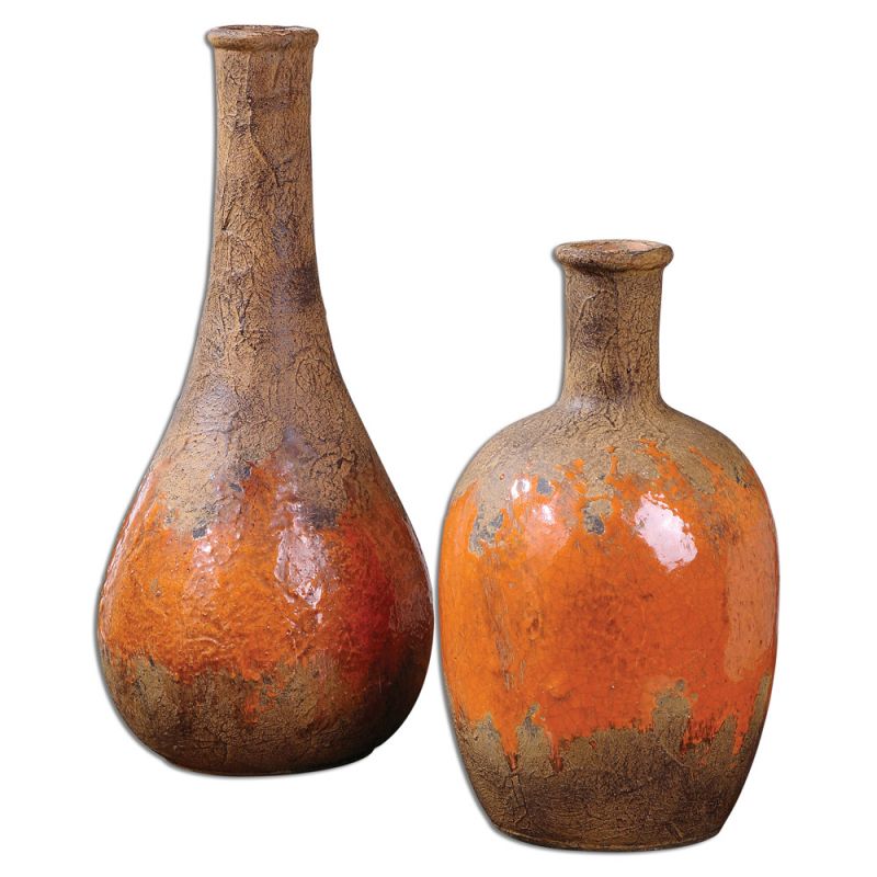 Uttermost - Kadam Ceramic Vases (Set of 2) - 19825