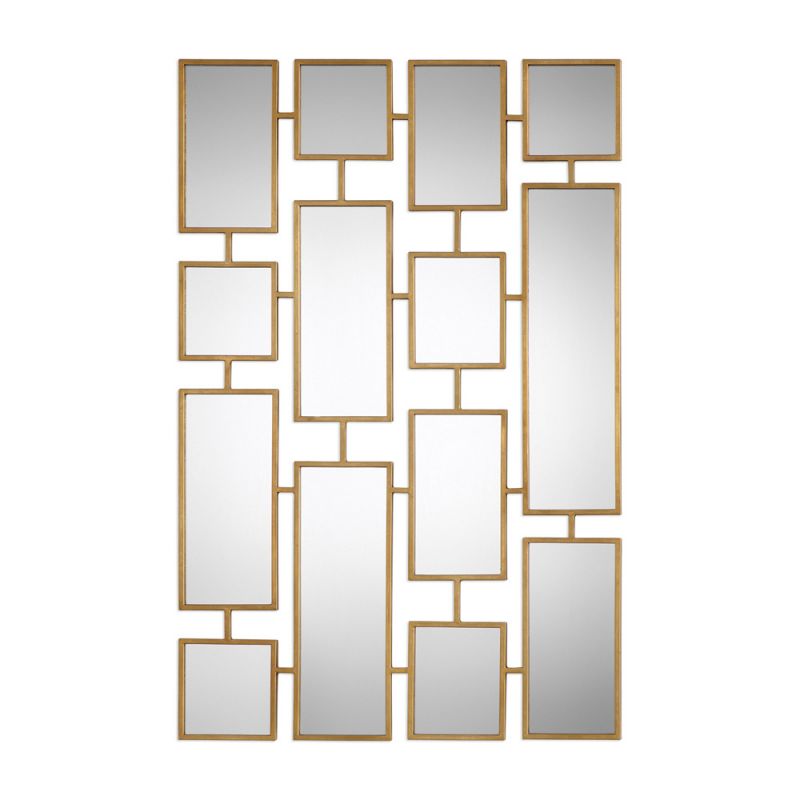 Uttermost - Kennon Forged Gold Rectangles Mirror - 09271