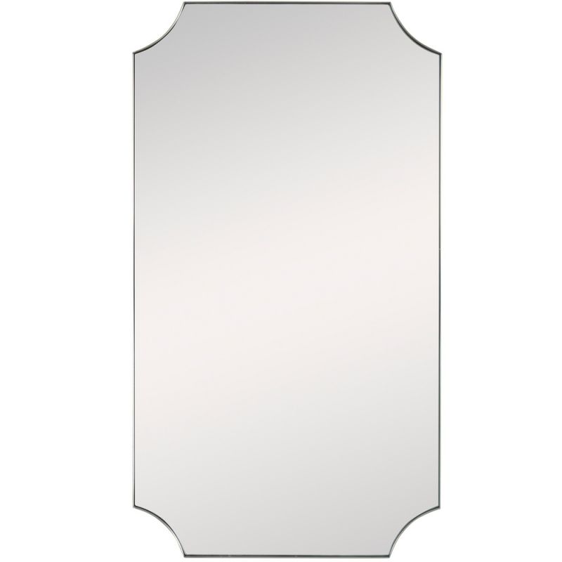 Uttermost - Lennox Brass Scalloped Corner Mirror - 09727
