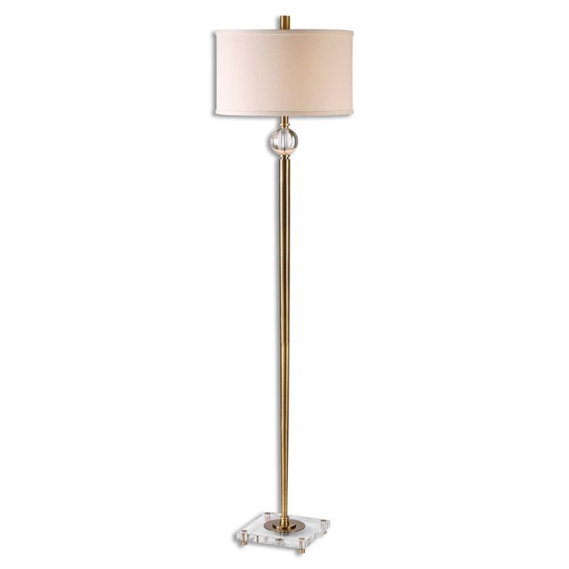 Uttermost - Mesita Brass Floor Lamp - 28635-1