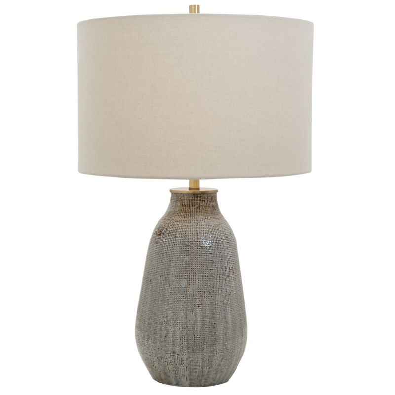 Uttermost - Monacan Gray Textured Table Lamp - 28484-1
