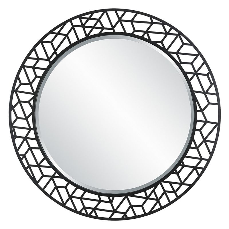 Uttermost - Mosaic Metal Round Mirror - 09907