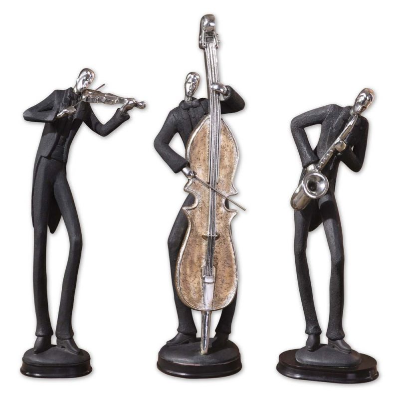 Uttermost - Musicians Decorative Figurines, Set/3 - 19061