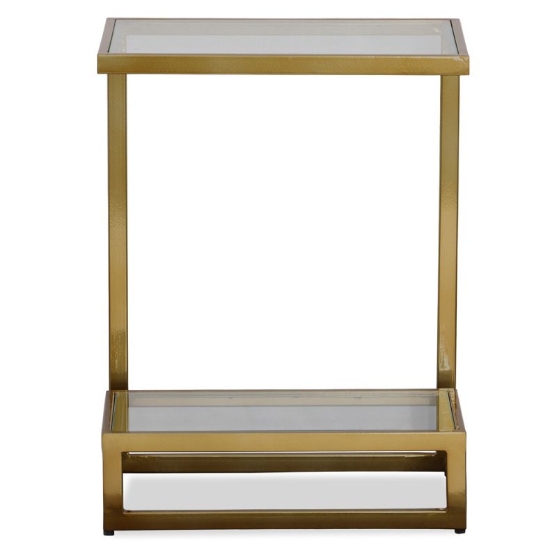 Uttermost - Musing Brushed Brass Accent Table - 22913