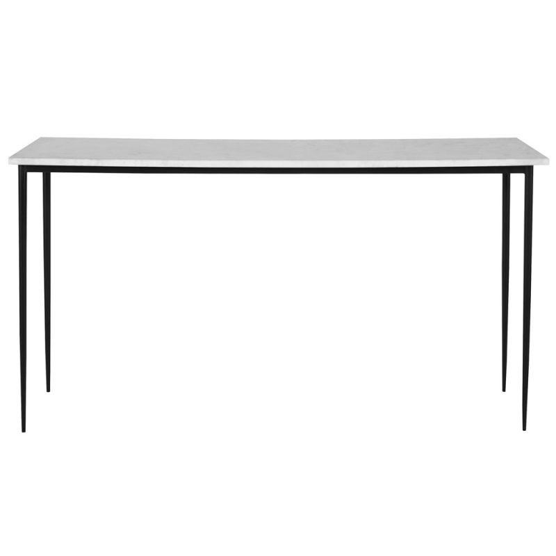 Uttermost - Nightfall White Marble Console Table - 25173