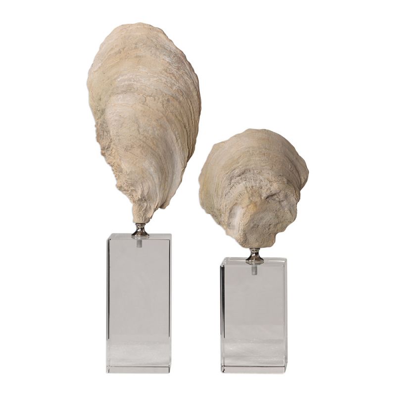 Uttermost - Oyster Shell Sculptures (Set of 2) - 17523