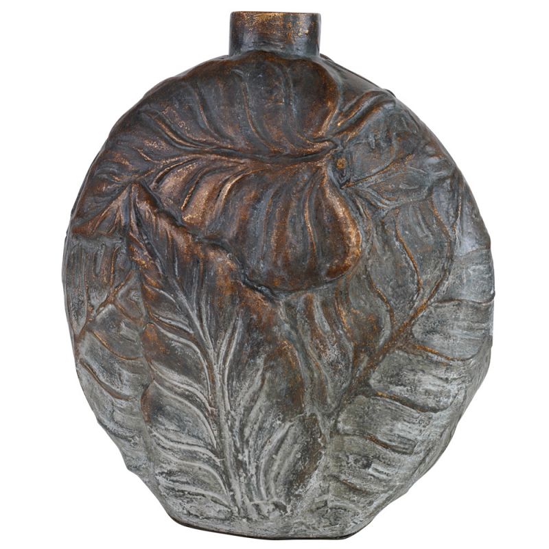 Uttermost - Palm Aged Patina Paradise Vase - 17113