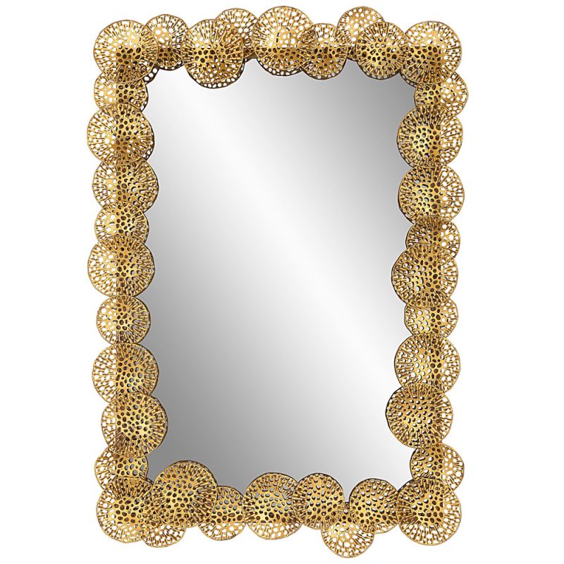 Uttermost - Ripley Gold Lotus Mirror - 09815