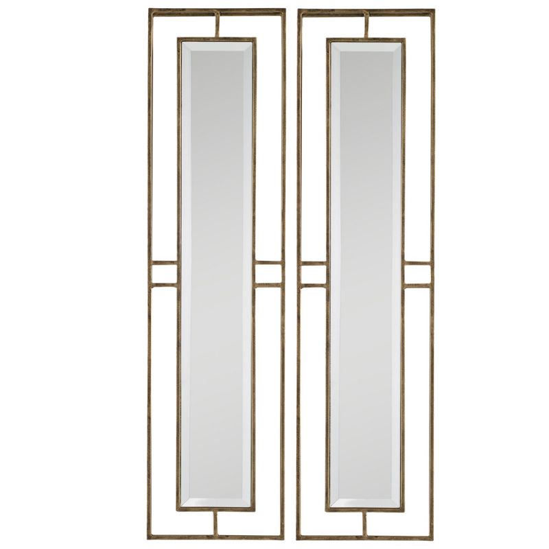 Uttermost - Rutledge Gold Mirrors (Set of 2) - 07082