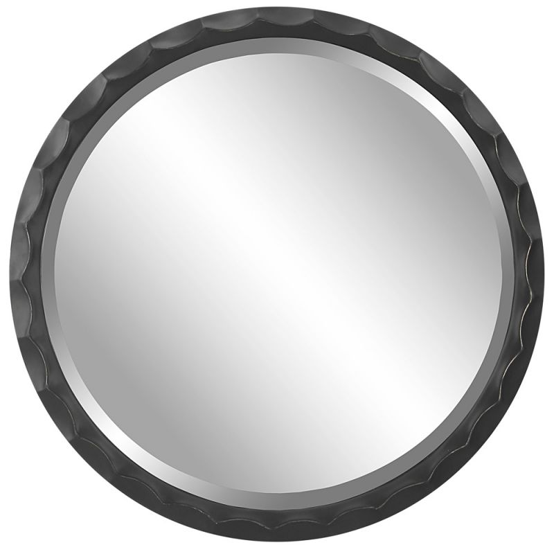 Uttermost - Scalloped Edge Round Mirror - 09818