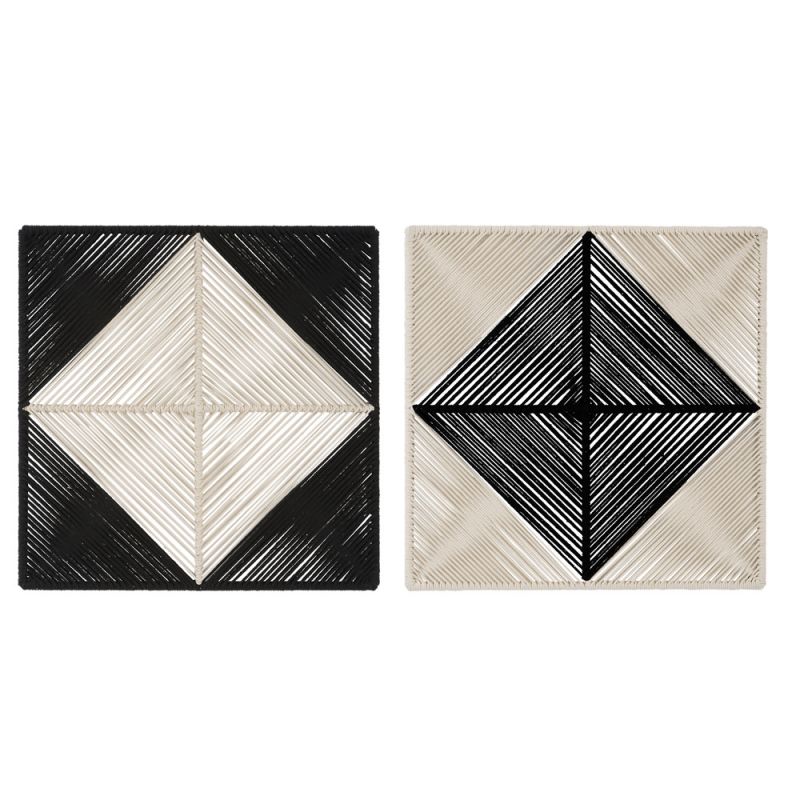 Uttermost - Seeing Double Rope Wall Squares (Set of 2) - 04330