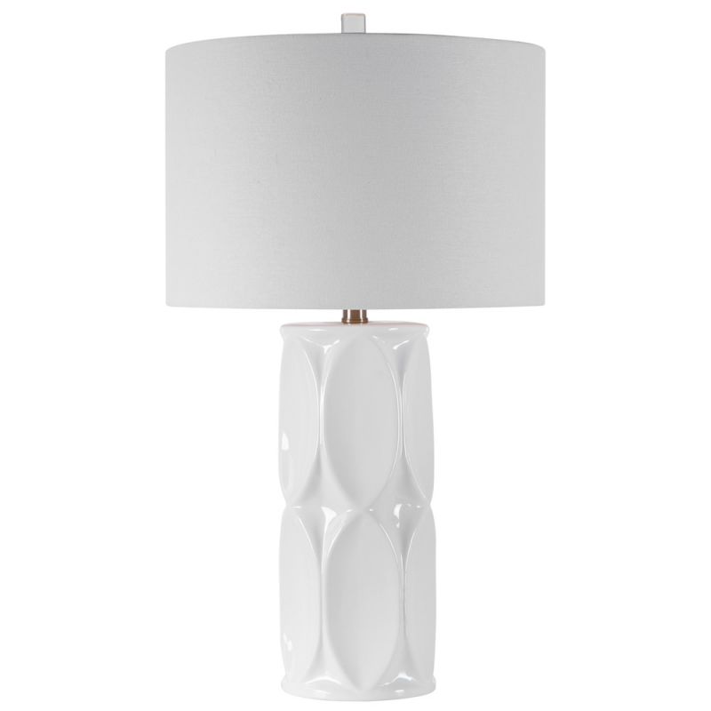 Uttermost - Sinclair White Table Lamp - 28342-1