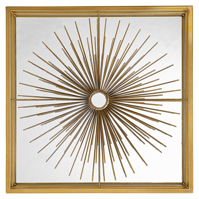 Uttermost - Starlight Mirrored Brass Wall Decor - 04304