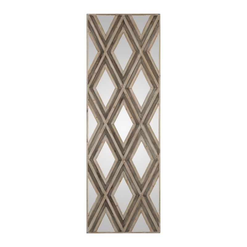 Uttermost - Tahira Geometric Argyle Pattern Wall Mirror - 04116