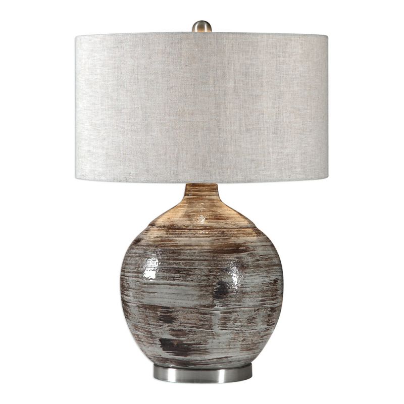 Uttermost - Tamula Distressed Ivory Table Lamp - 27656-1