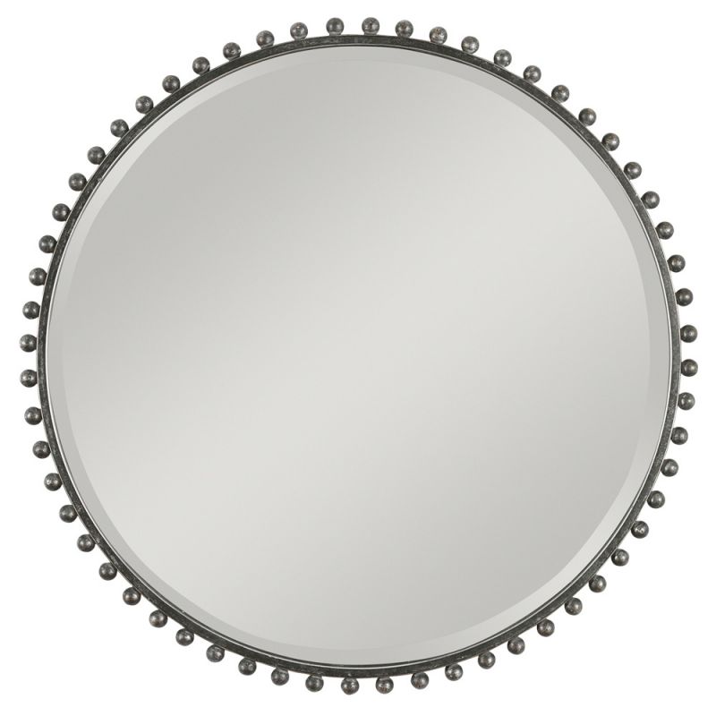 Uttermost - Taza Round Iron Mirror - 09691