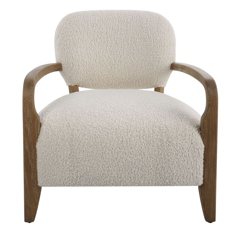 Uttermost - Telluride Natural Shearling Accent Chair - 23772