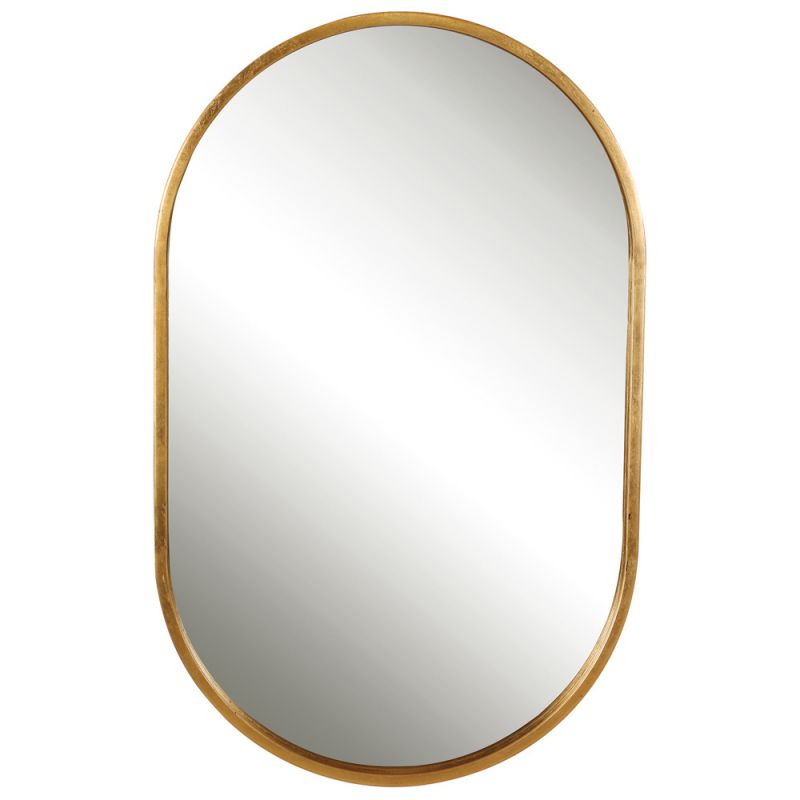 Uttermost - Varina Minimalist Gold Oval Mirror - 09736