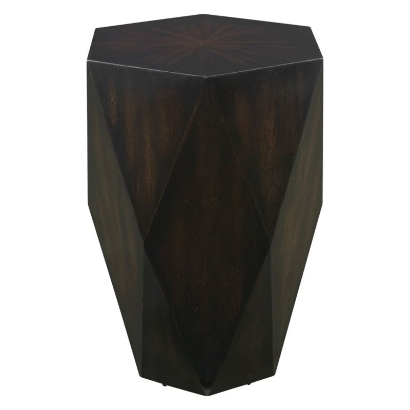 Uttermost - Volker Black Wooden Side Table - 25492