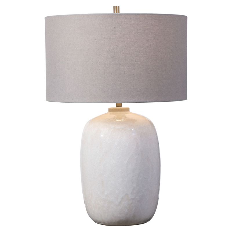 Uttermost - Winterscape White Glaze Table Lamp - 28390-1